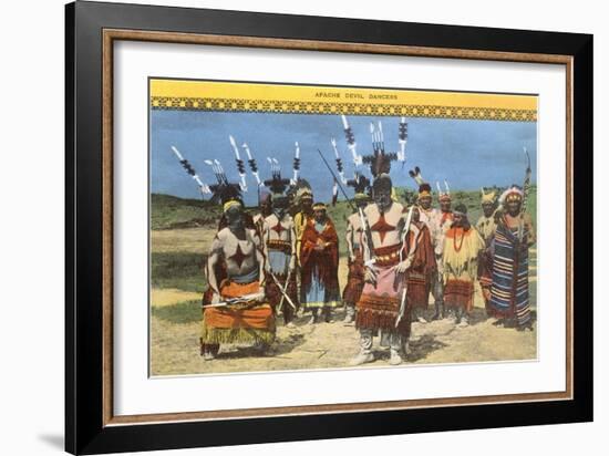 Apache Devil Dancers-null-Framed Art Print