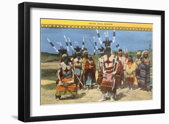 Apache Devil Dancers-null-Framed Art Print