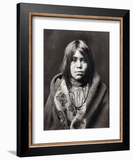 Apache Girl, C1903-Edward S^ Curtis-Framed Premium Photographic Print