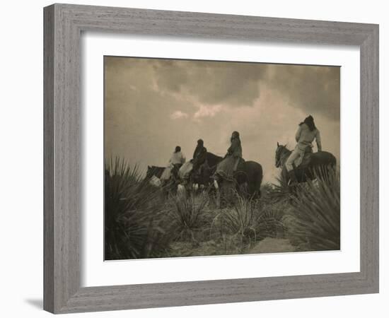 Apache Indians by Edward S. Curtis-Science Source-Framed Giclee Print