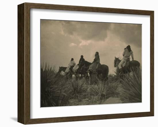 Apache Indians by Edward S. Curtis-Science Source-Framed Giclee Print
