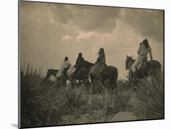 Apache Indians by Edward S. Curtis-Science Source-Mounted Giclee Print