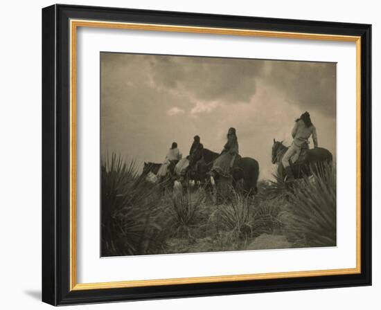 Apache Indians by Edward S. Curtis-Science Source-Framed Giclee Print