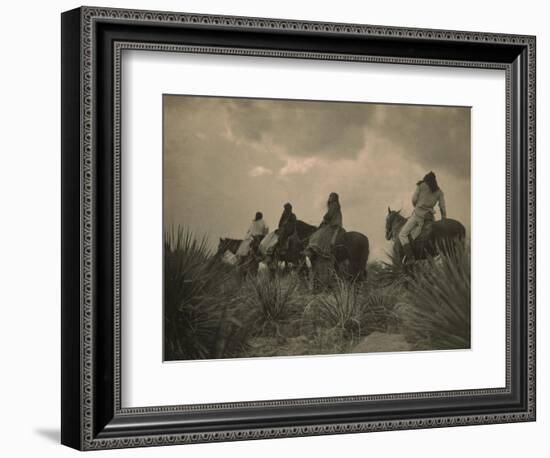 Apache Indians by Edward S. Curtis-Science Source-Framed Giclee Print