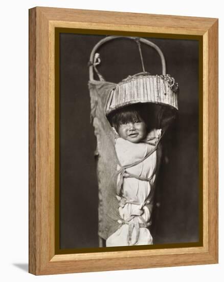 Apache Infant, C1903-Edward S. Curtis-Framed Premier Image Canvas