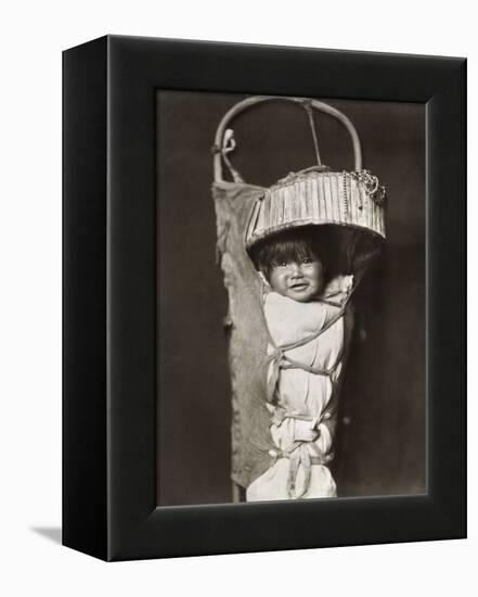 Apache Infant, C1903-Edward S. Curtis-Framed Premier Image Canvas