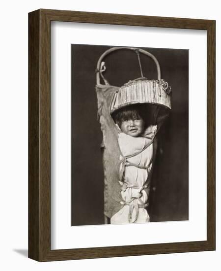 Apache Infant, C1903-Edward S. Curtis-Framed Photographic Print