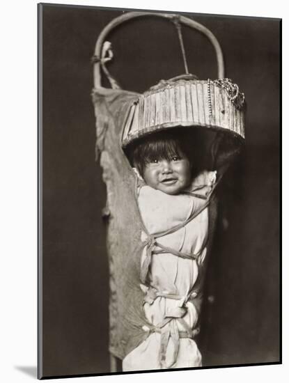 Apache Infant, C1903-Edward S. Curtis-Mounted Photographic Print