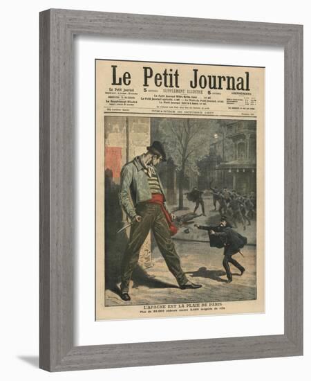 Apache Is a Nuisance for Paris-French School-Framed Giclee Print