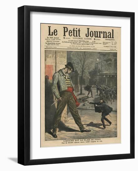 Apache Is a Nuisance for Paris-French School-Framed Giclee Print