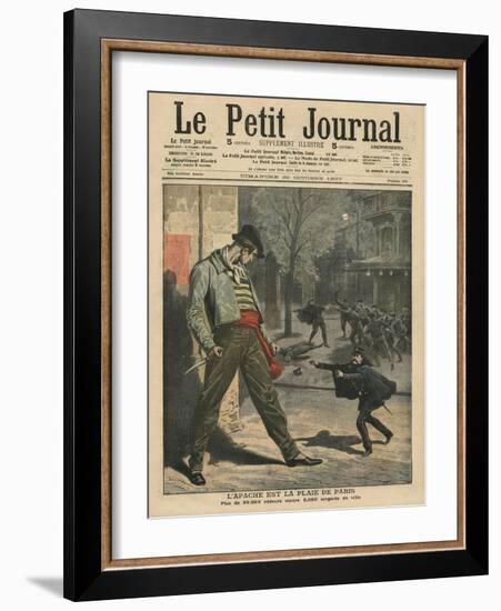 Apache Is a Nuisance for Paris-French School-Framed Giclee Print