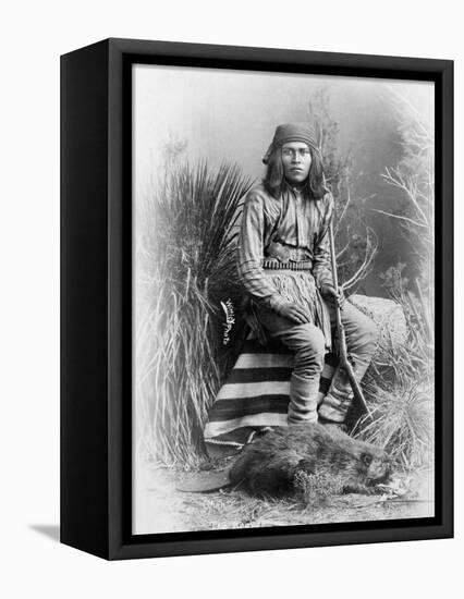 Apache Leader, 1885-George Benjamin Wittick-Framed Premier Image Canvas