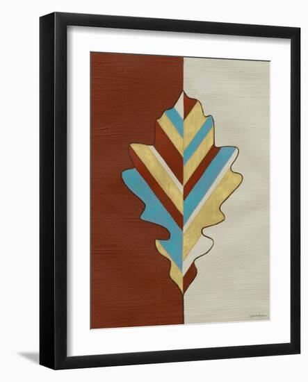 Apache Leaf IV-Vanna Lam-Framed Art Print