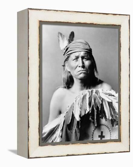 Apache Man, C1903-Edward S. Curtis-Framed Premier Image Canvas