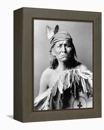 Apache Man, C1903-Edward S. Curtis-Framed Premier Image Canvas