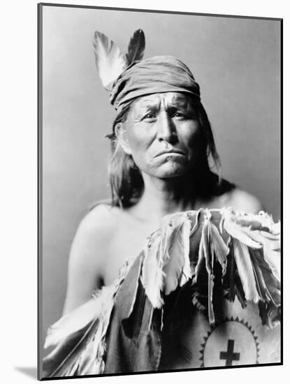 Apache Man, C1903-Edward S. Curtis-Mounted Photographic Print