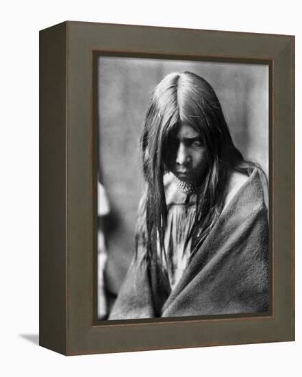 Apache Man, C1906-Edward S. Curtis-Framed Premier Image Canvas