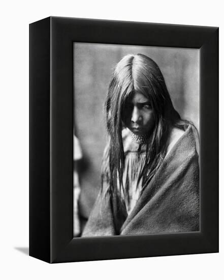 Apache Man, C1906-Edward S. Curtis-Framed Premier Image Canvas