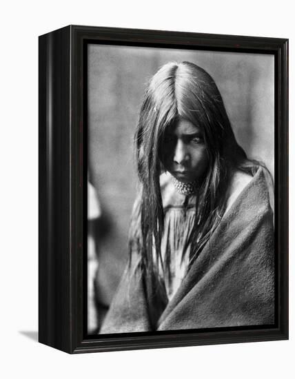 Apache Man, C1906-Edward S. Curtis-Framed Premier Image Canvas