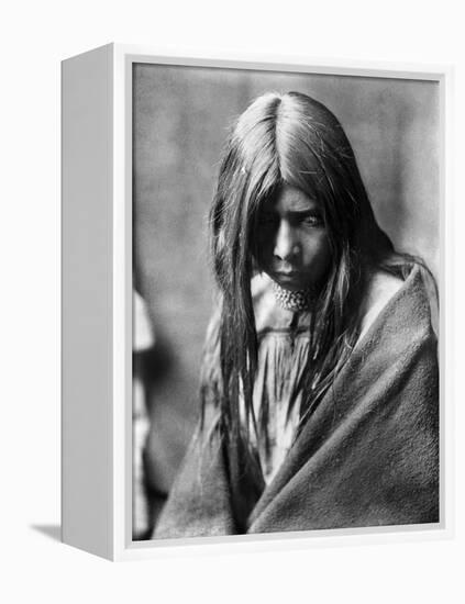 Apache Man, C1906-Edward S. Curtis-Framed Premier Image Canvas