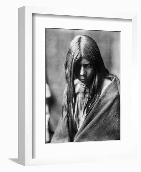 Apache Man, C1906-Edward S. Curtis-Framed Premium Photographic Print