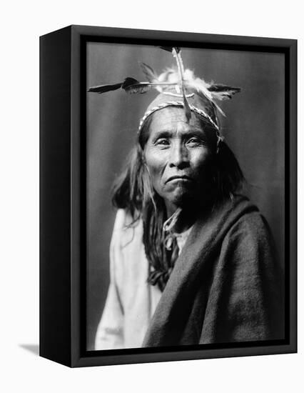 Apache Man, C1906-Edward S. Curtis-Framed Premier Image Canvas