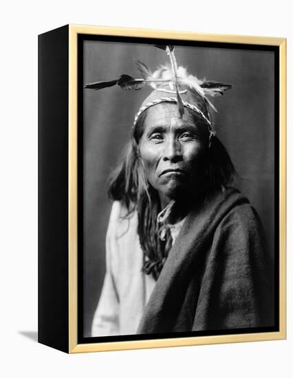 Apache Man, C1906-Edward S. Curtis-Framed Premier Image Canvas