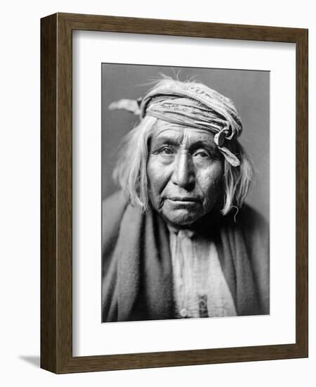 Apache Man, C1906-Edward S. Curtis-Framed Photographic Print