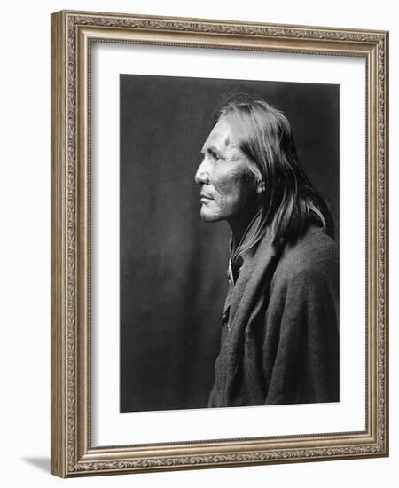 Apache Man, C1906-Edward S. Curtis-Framed Photographic Print