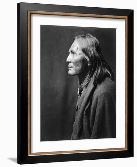 Apache Man, C1906-Edward S. Curtis-Framed Photographic Print