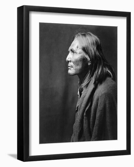 Apache Man, C1906-Edward S. Curtis-Framed Photographic Print