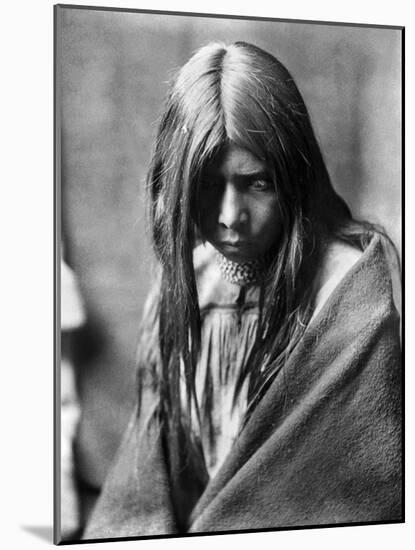 Apache Man, C1906-Edward S. Curtis-Mounted Photographic Print