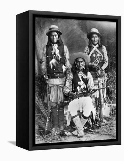 Apache Men, C1909-null-Framed Premier Image Canvas