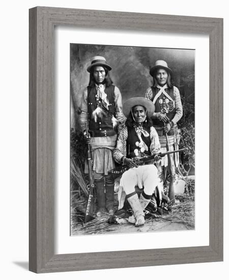 Apache Men, C1909-null-Framed Photographic Print