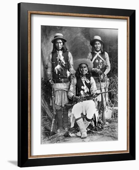 Apache Men, C1909-null-Framed Photographic Print