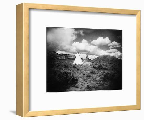 Apache Tepees, C1909-null-Framed Photographic Print