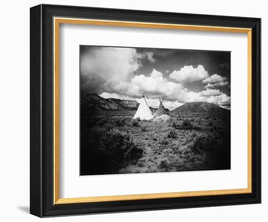 Apache Tepees, C1909-null-Framed Photographic Print