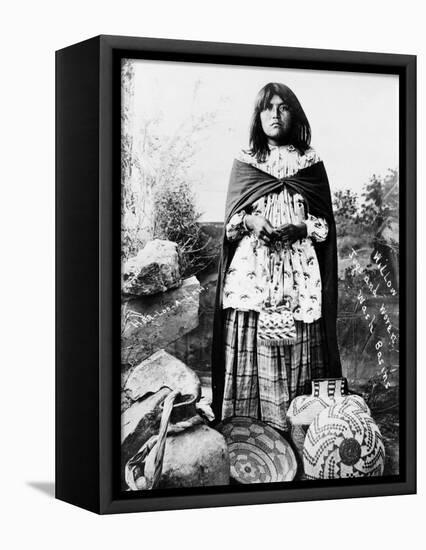 Apache Woman, C1908-null-Framed Premier Image Canvas