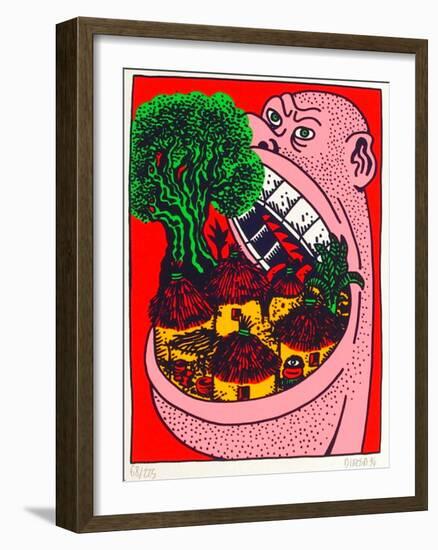 Apartheid-Herve Di Rosa-Framed Limited Edition