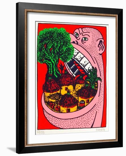 Apartheid-Herve Di Rosa-Framed Limited Edition