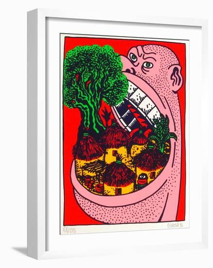 Apartheid-Herve Di Rosa-Framed Limited Edition