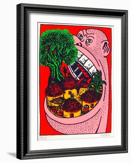 Apartheid-Herve Di Rosa-Framed Limited Edition