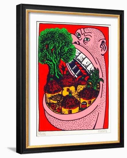 Apartheid-Herve Di Rosa-Framed Limited Edition