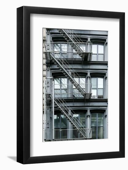 Apartment building exterior, New York City, NY, USA SoHo-Julien McRoberts-Framed Photographic Print