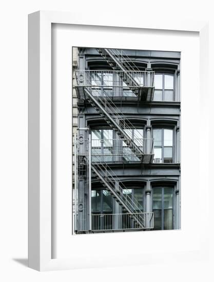 Apartment building exterior, New York City, NY, USA SoHo-Julien McRoberts-Framed Photographic Print