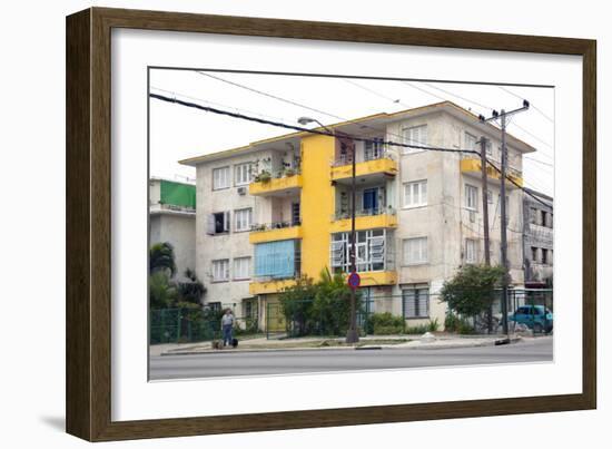 Apartment Building in the Miramar Section-Carol Highsmith-Framed Photo