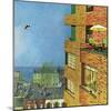 "Apartment Kite Flyer", June 14, 1958-Earl Mayan-Mounted Giclee Print