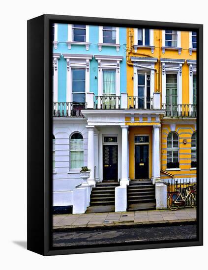 Apartment Number 29 and 31, Notting Hill in London-Anna Siena-Framed Premier Image Canvas