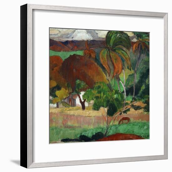 Apatarao (District of Papeete, Capital of Tahiti), 1893-Paul Gauguin-Framed Giclee Print