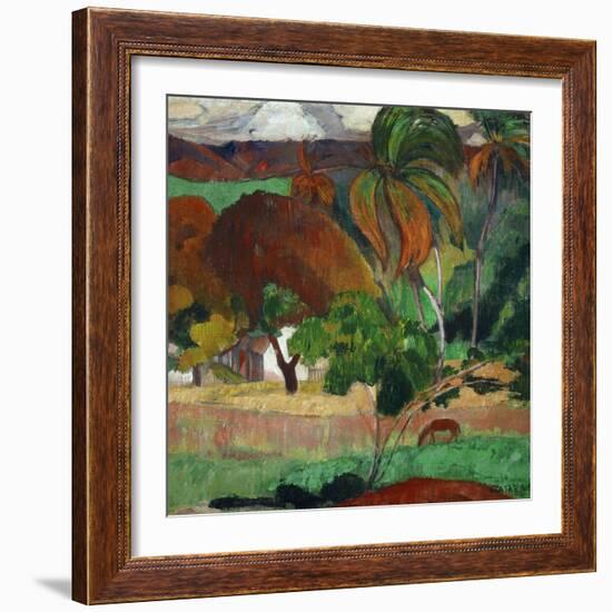 Apatarao (District of Papeete, Capital of Tahiti), 1893-Paul Gauguin-Framed Giclee Print